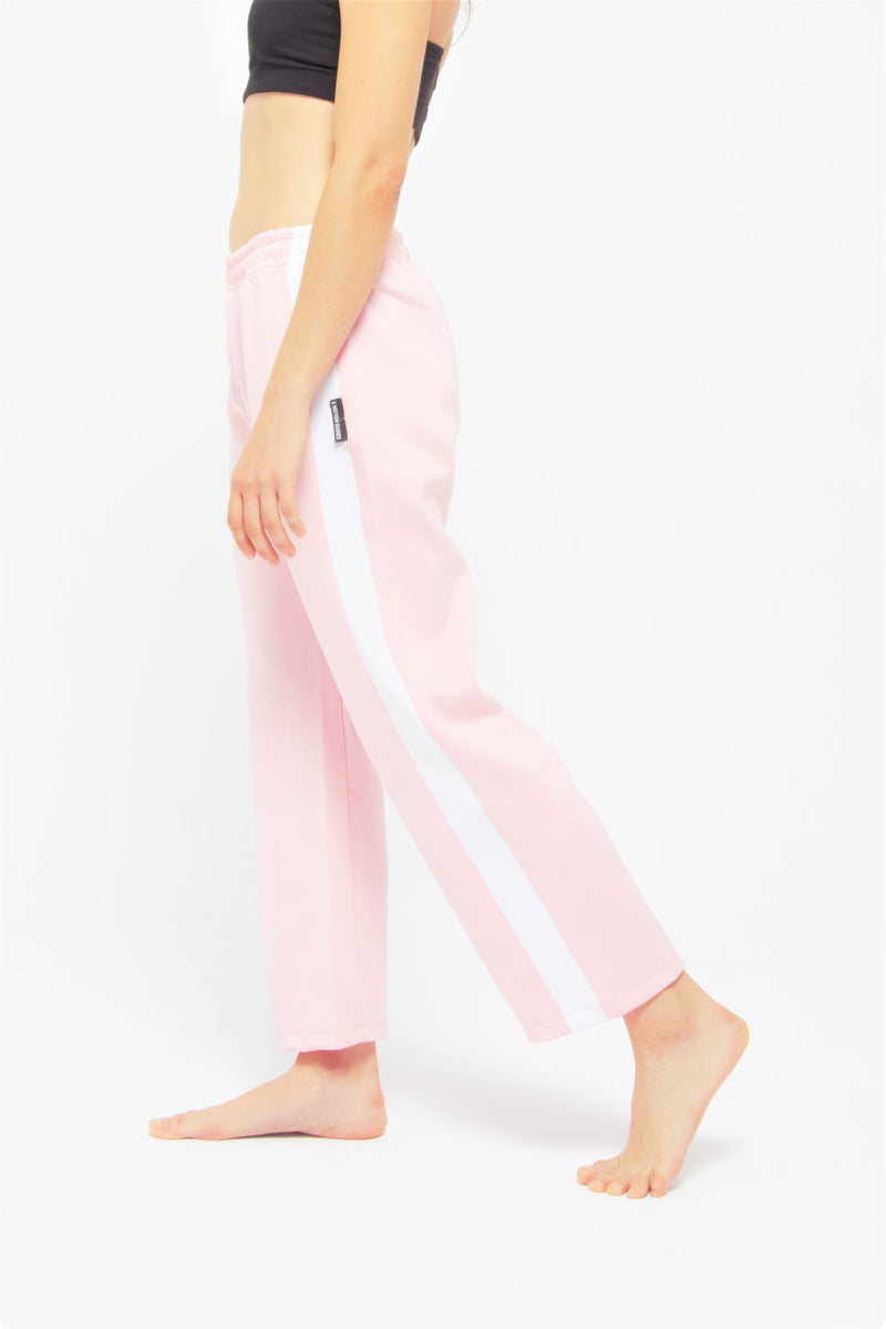 Flying Contemporary Dance Pants - Pink & White
