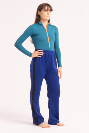 Contemporary Dance Leotard -  Long Sleeve & Shorts - Turquoise