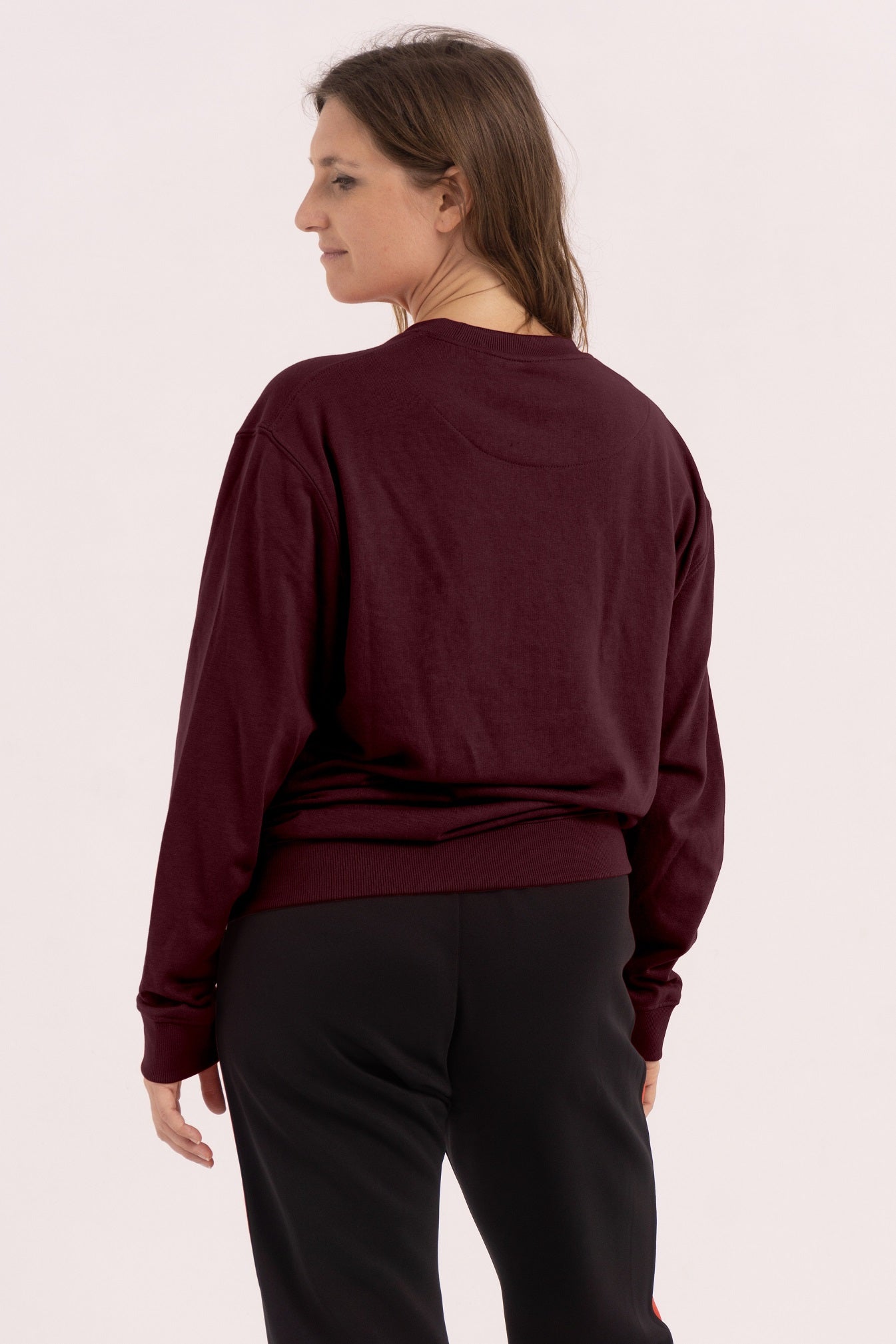 Sweatshirt without hood - Burgundy