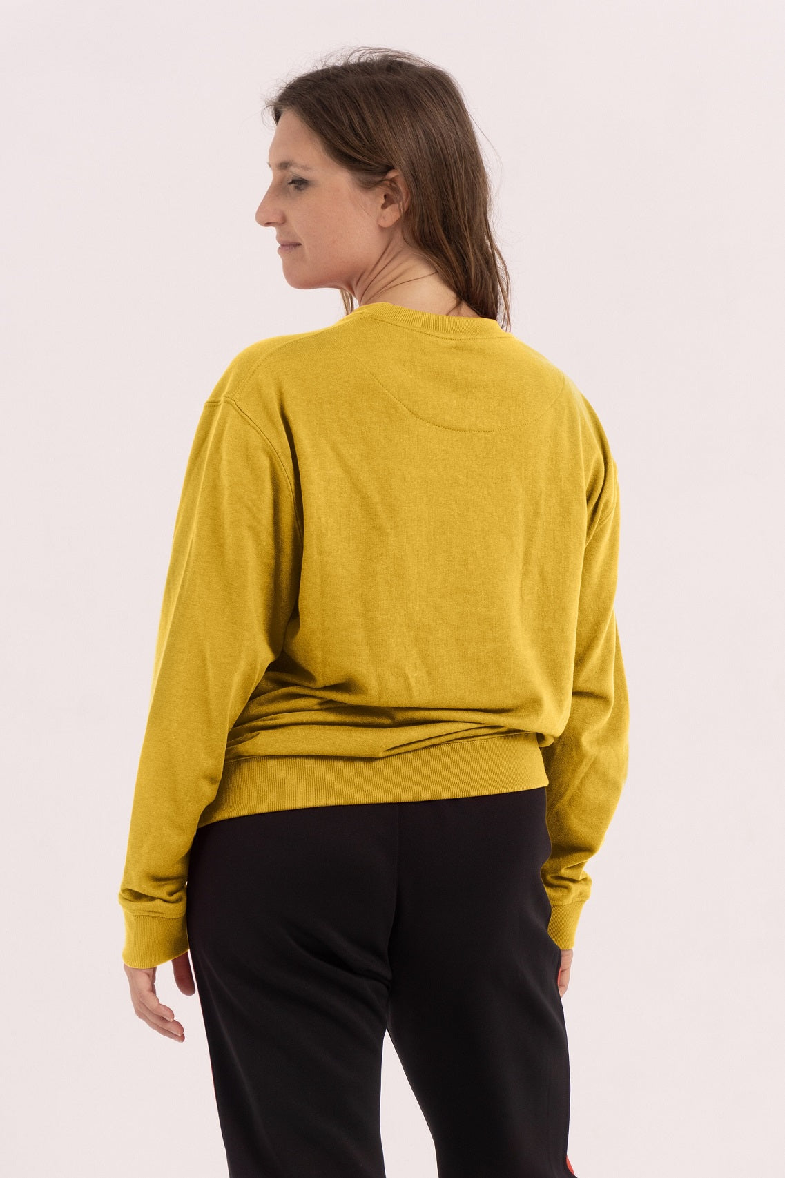 Sweatshirt without hood - Mustard