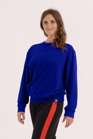 Sweatshirt without hood - Royal Blue