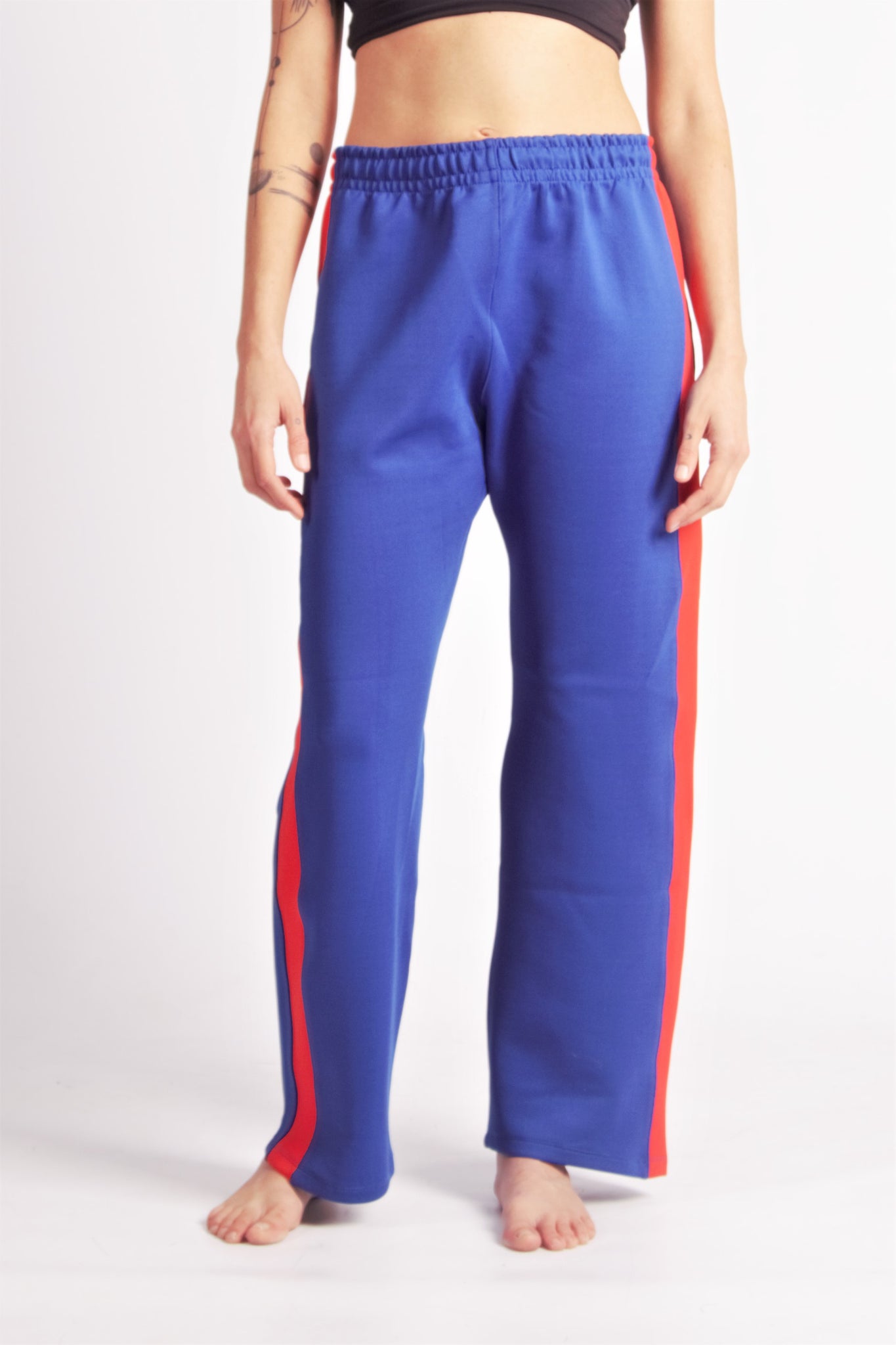 Flying Contemporary Dance Pants - Azul & Mostaza