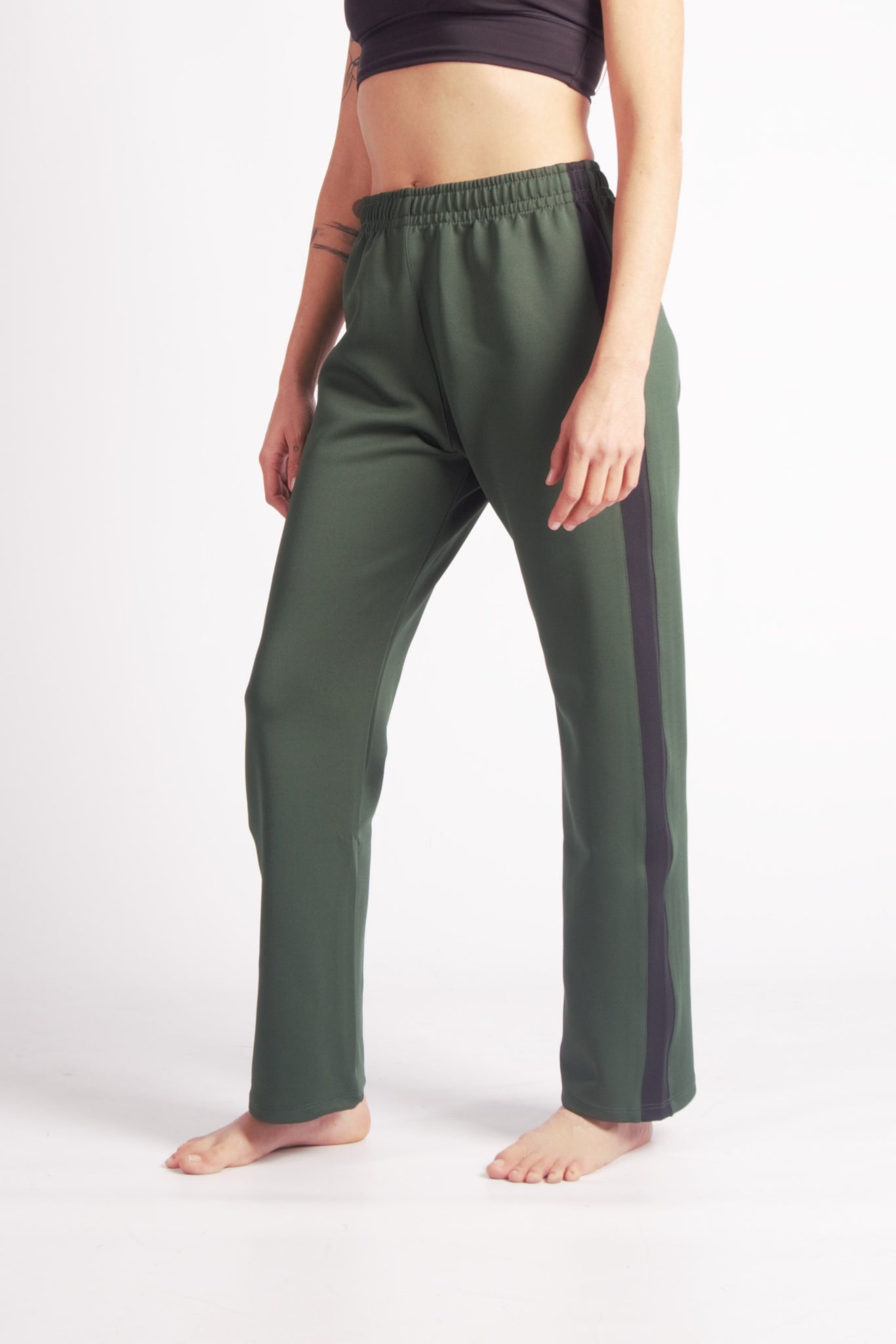 Flying Contemporary Dance Pants - Black & Green